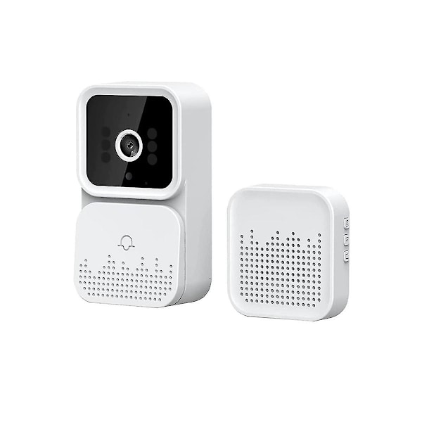 Trådlös Fjärrkontroll Dörrklocka Intercom HD Mörkerseende Wifi Laddning Stöldskydds Dörrklocka