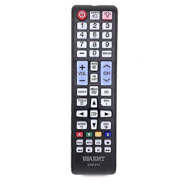 SAM-915 Universell Fjärrkontroll för Samsung LCD TV Smart TV 3D AA59 BN59 3F14