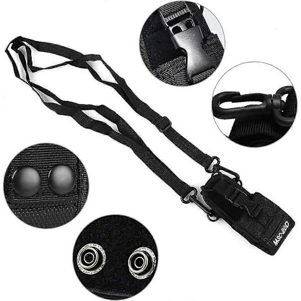 2 ST Universal Nylon Radiofodral Multifunktionell Walkie Talkie Väska Taktisk Radioficka 13.5*8*4.5cm