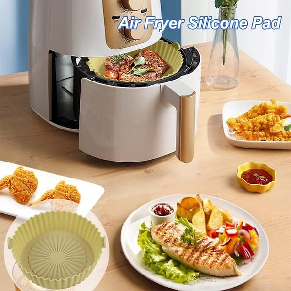 16,5 cm silikonkruka för airfryer, 2 par