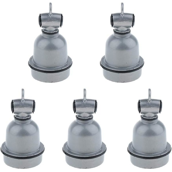 5 st E27 LED Ljuskälla Bas Vattentät Lamphållare Sockeladapter för Gris