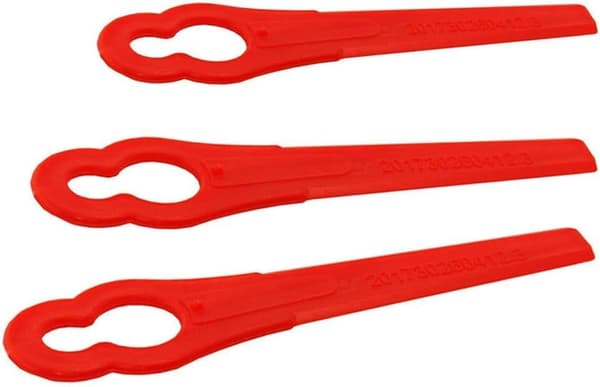 120-pack grästrimmer ersättningsblad, plasttrimmerblad