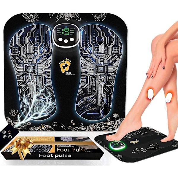 Fotmassage Neuropati Pad – Elektrisk Fotterapimaskin: Puls Akupunktur Bioelektrisk Plantar Fas