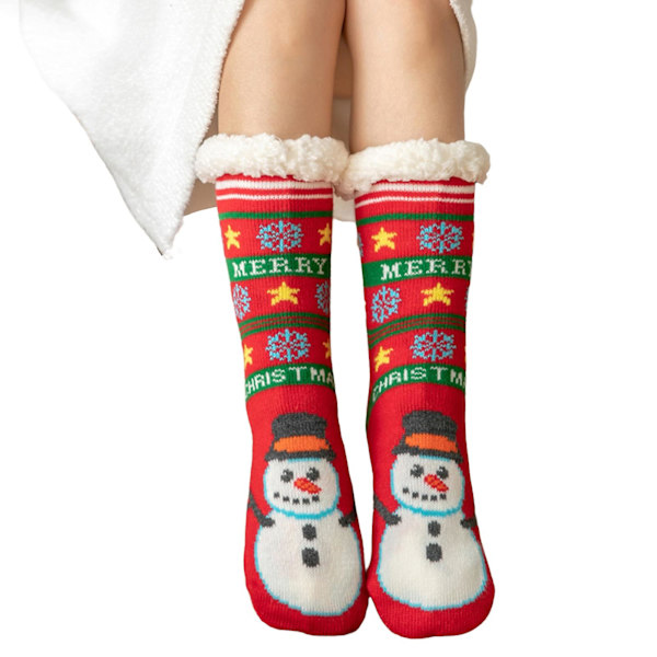 1 Par Mid Tube Socks Elements Plysch Medium Tube Tjock Hög Elast F