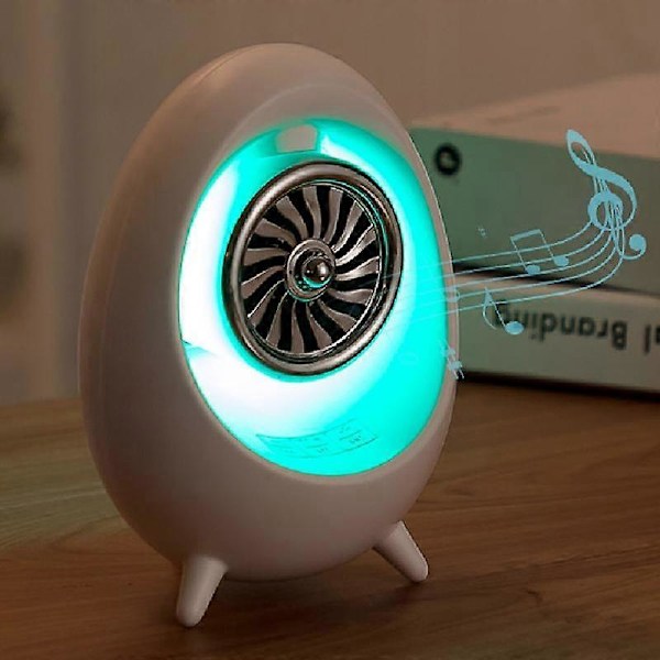 Bärbar Smart Trådlös Bluetooth Högtalare Spelare Färgglad LED Nattlampa