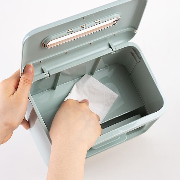 Tissue Box Omslag Hållare Med Förvaring