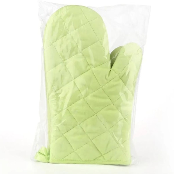Ugnsvantar, Premium Värmebeständiga Ugnsvantar, Quiltade Överdimensionerade Ugnsvantar i Bomull och Polyester, Orange