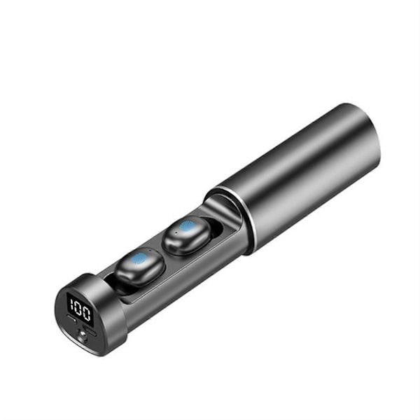 Digital display touch trådlöst 5.0 binauralt bluetooth headset med effektvisning