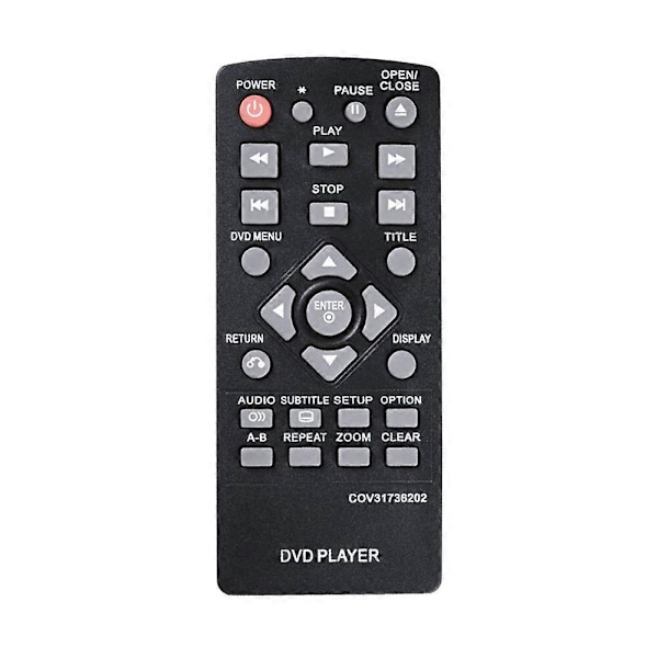 COV31736202 Fjärrkontroll för LG DVD-spelare DP132 DP132NU