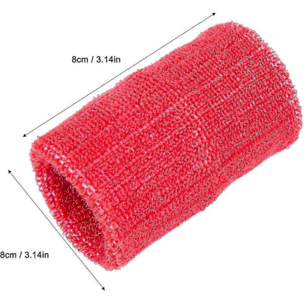 12 Par Svettåliga Armband Bomull Sportarmband Svettabsorberande Armband För Pojkar Flickor ,