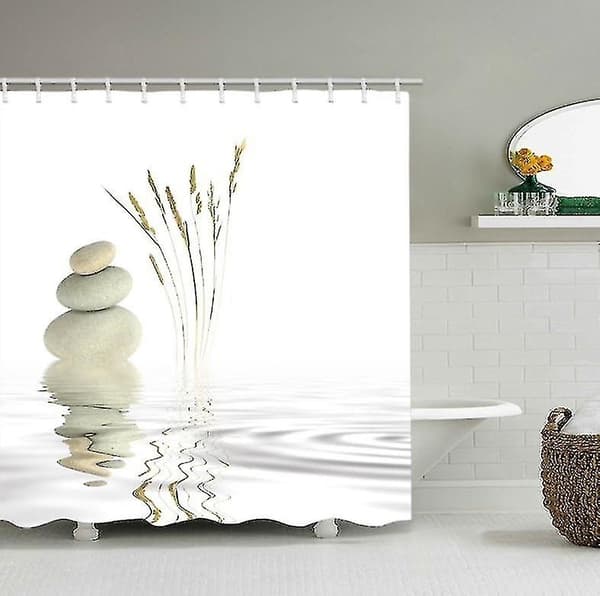 Duschdraperi 120 X 180 cm Digitaltryckt Modern Design Vattentätt Tvättbart Mögelresistent Polye