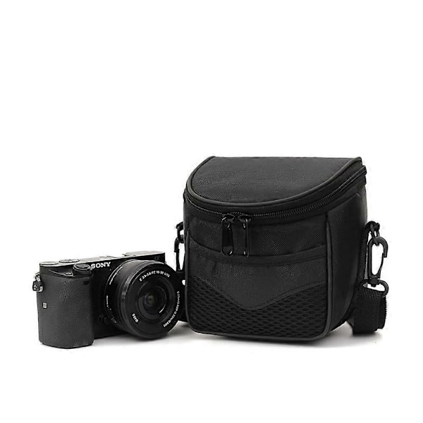 Mikro Digital Kameraväska Resefodral Enkel Axelremsväska Kameraväska för Canon Nikon Sony SLR DSLR Små Mikro Kameror