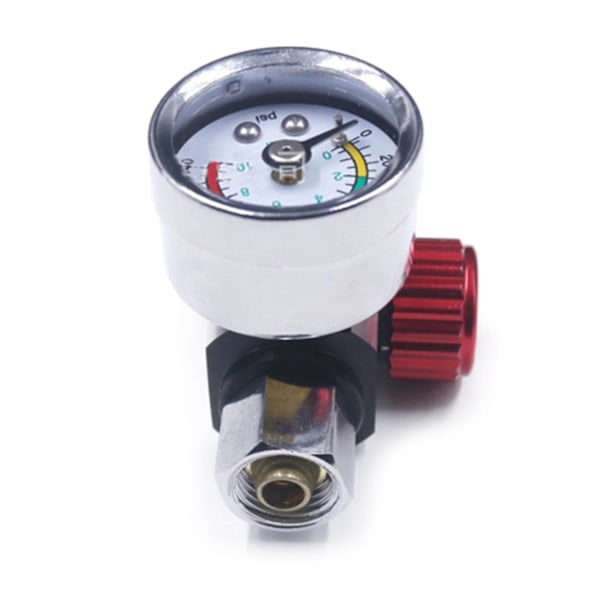 Lufttrycksregulator 1/4 Sprutpistol-tryckregulator Enkel användning