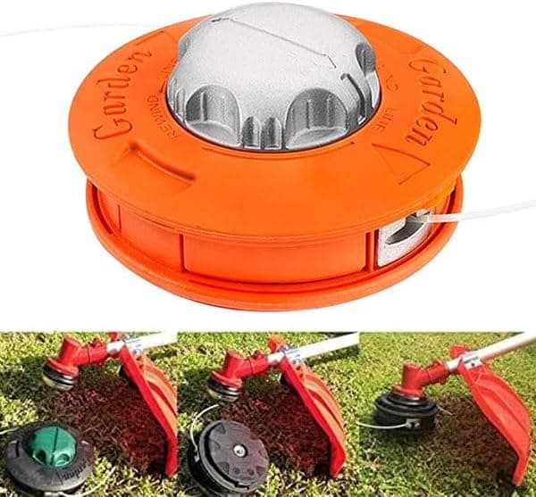 Universell M10 x 1.25 Trimmertrådsspole med 2,4 mm x 2 m Nylontråd