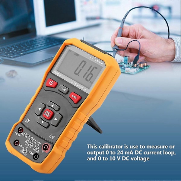 Pm7221 DC spänning och ström digital kalibrator 0-10v 0-24ma