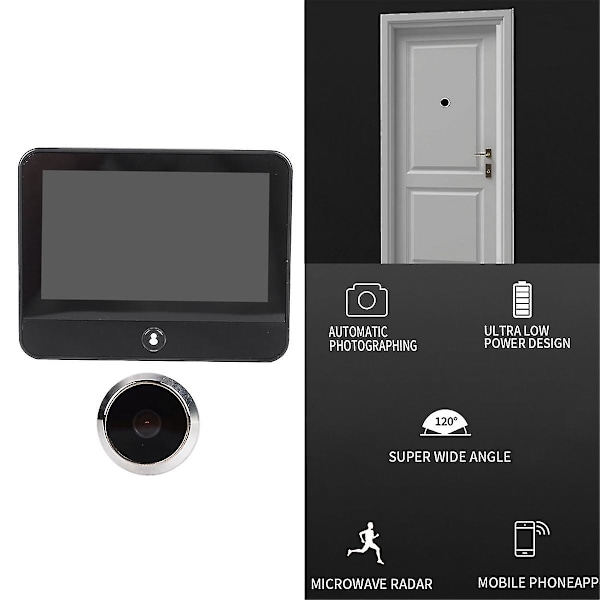 Digital Access Control Video Dörrklocka Lämplig För Tuya Digital Access Control 1080P App Monitor