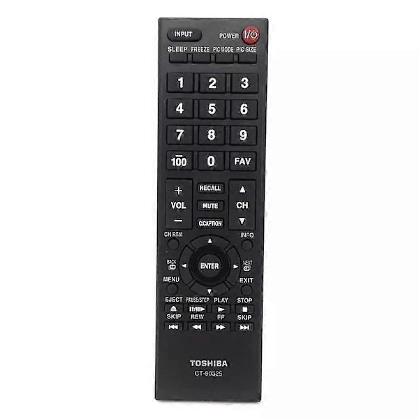 Ny CT-90325 Fjärrkontroll för Toshiba LCD TV CT-90302 50L2200U 22AV600 32C120U