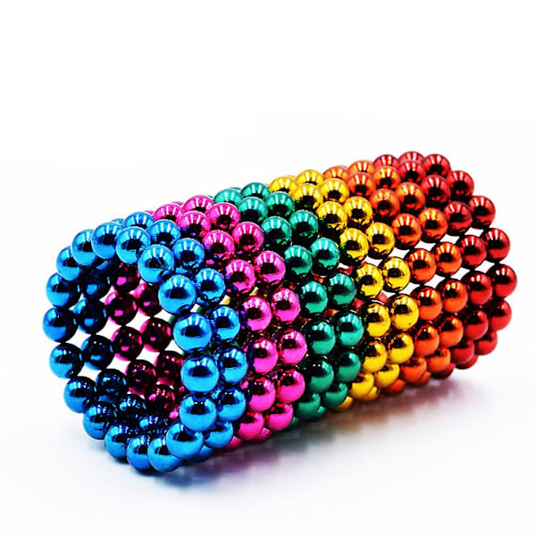 5mm 216st Nya Metaballs Magic Buck Diy Pinnar Bollar Block Kub Designer Konstruktion Byggleksaker Färgstarka Konster