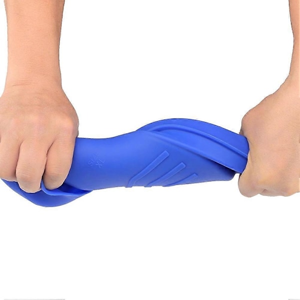 2-pack Simfenor Dykning Snorkling Surfing Simning Mjuka Silikonfenor, Blå