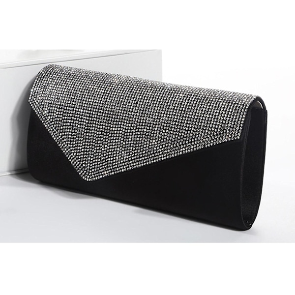 Dam Flap Aftonväska Glitter Clutch Handväska Bröllopsfest Axelväska