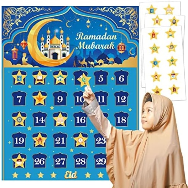 DPKOW Ramadan-kalender för barn Ramadan-presentspel, 2023 Ramada