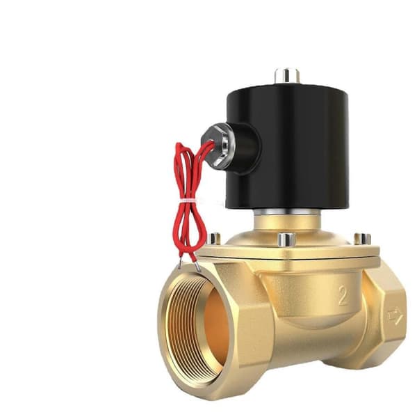 1/2\" NPT Mässing Elektrisk Magnetventil 12V DC Normalt Stängd med Tätning -