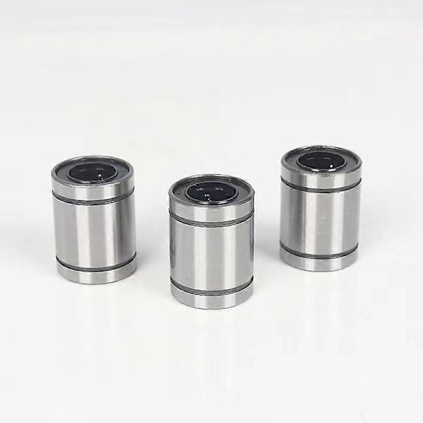 6 x LM8UU Linjärlager för 3D-skrivare, DIY och CNC-rörelse 8mm x 15mm x 24mm (6 st)