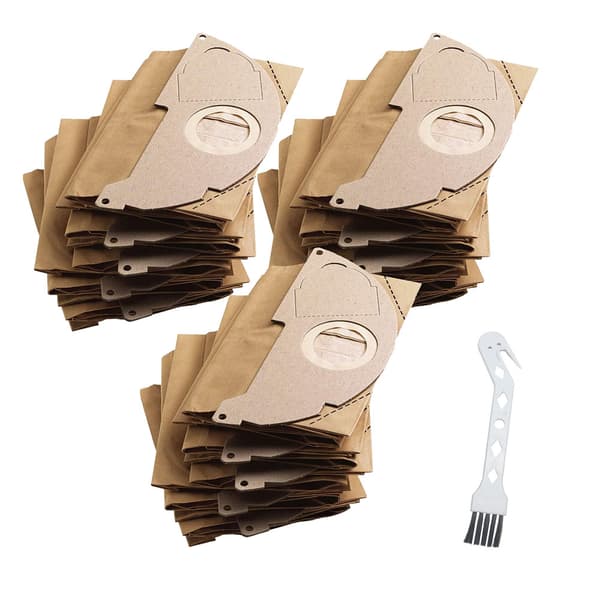 Kärcher 6.904-322.0 Förpackning med 3 set om 5 pappersfilterpåsar, ersättning
