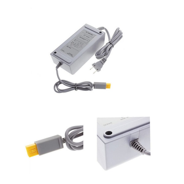 För Nintendo Wii U Gamepad Vägg AC Strömförsörjning Laddningsadapter Kabel