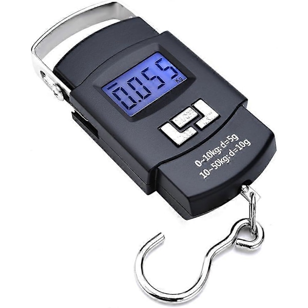 Digital Våg Bagagekrok 50kg/110lbs Elektronisk Precisionsvåg Resebagagevåg, Kitc