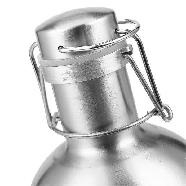 2l Rostfritt Stål Hemmabryggt Öl Säker Swing Top Lock Stor Kapacitet Ölflaskor För Utomhusbruk