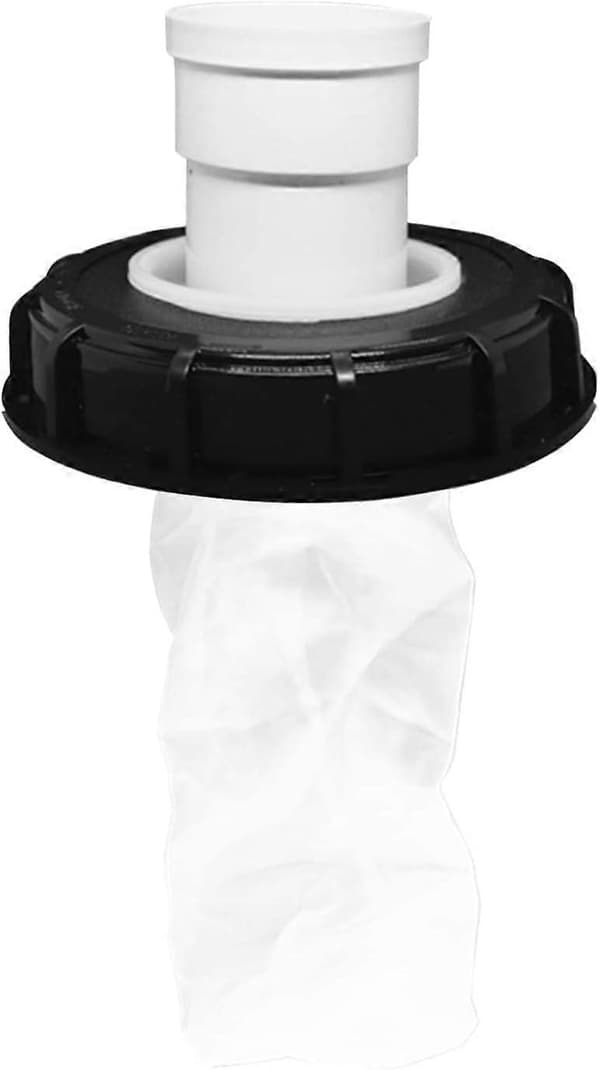Typ T IBC Lock Filter, 163mm Nylon Regnvattenfilter, Tvättbart med Lock för IBC Regnvattentank DN 150