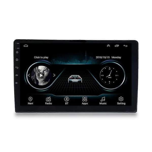 10 tum bilradio med usb wifi gps navigation