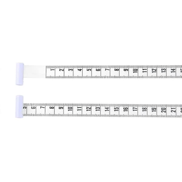 Måttband, för kropp, 150 cm, vit