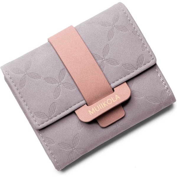 RFID-blockerande plånbok för kvinnor med flera kortplatser