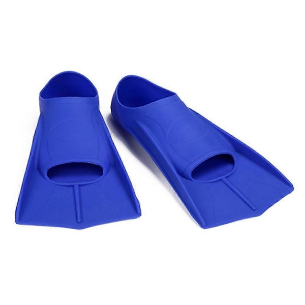 2-pack Simfenor Dykning Snorkling Surfing Simning Mjuka Silikonfenor, Blå