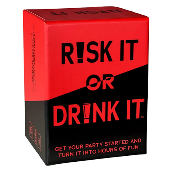 Risk It Or Drink It Roligt Partyspel För Högskolan Kortspel Drickspel Förfest Kväll Hilariska Utmaningar Frågor Vuxen