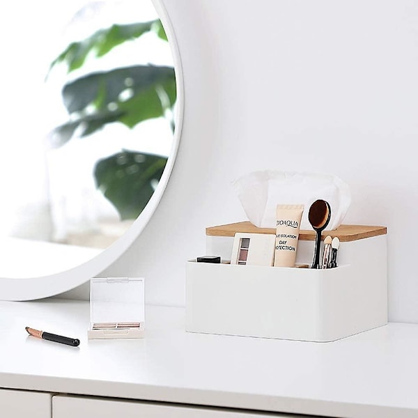 Multifunktionell Tissue Box Ansiktsservetthållare Dispenser