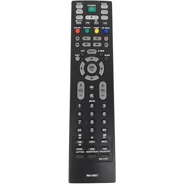 RM-D657 Ersättningsfjärrkontroll Universal för LG LCD TV 42LC46 42LC55 42LF65 42LF66