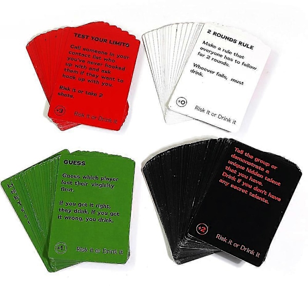 Risk It Or Drink It Roligt Partyspel För Högskolan Kortspel Drickspel Förfest Kväll Hilariska Utmaningar Frågor Vuxen