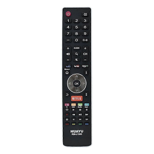 Ny HUAYU RM-L1365 Universell Fjärrkontroll För Hisense TV EN2X27HS H43M3000