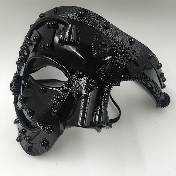Steampunk Metall Robot Venetiansk Mask, Halloween Kostymfest / Fantomen på Operan