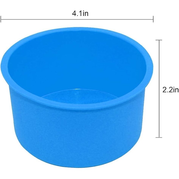Silikon Mini Kakform 4 Tum Non-Stick Silikon