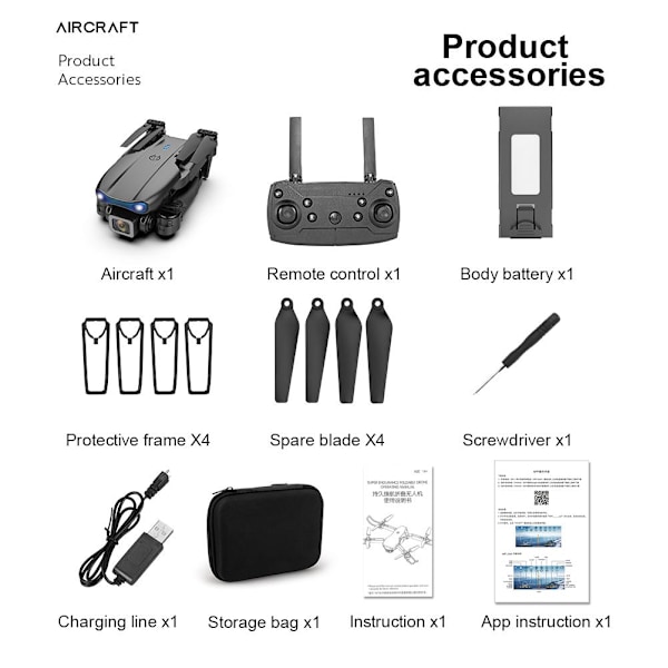 Mini Drönare Dubbel Kamera Växling FPV Flygfotografering RC Helikopter Headless Mode Vikbar Quadcopter Drön Barnleksaker Present