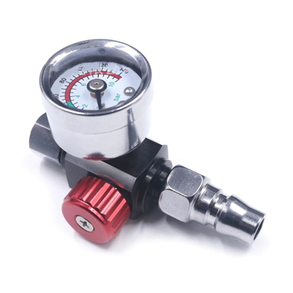 Lufttrycksregulator 1/4 Sprutpistol-tryckregulator Enkel användning