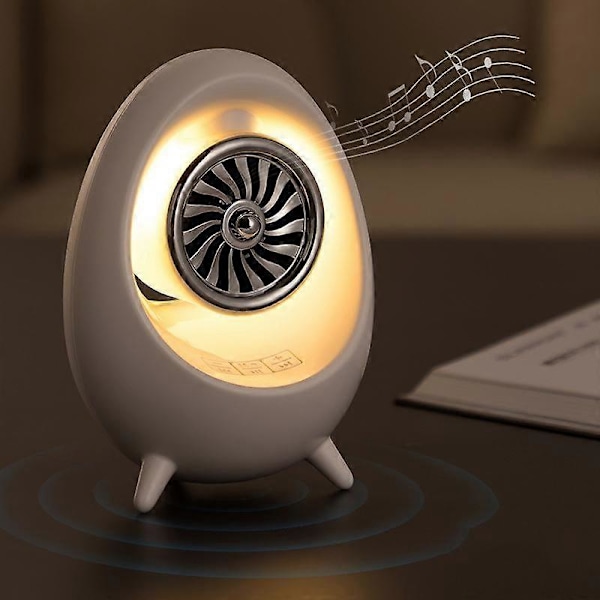 Bärbar Smart Trådlös Bluetooth Högtalare Spelare Färgglad LED Nattlampa