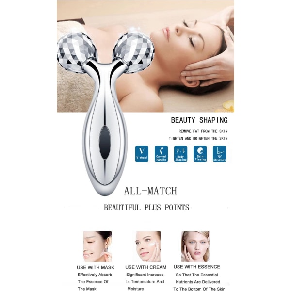 3D Roller Face Massager - Facial Massager Lifting Tool