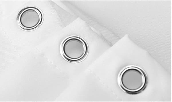Blommig duschdraperi Vattentät Mögelresistent Polyestertyg Badrumsset med Krokar (180