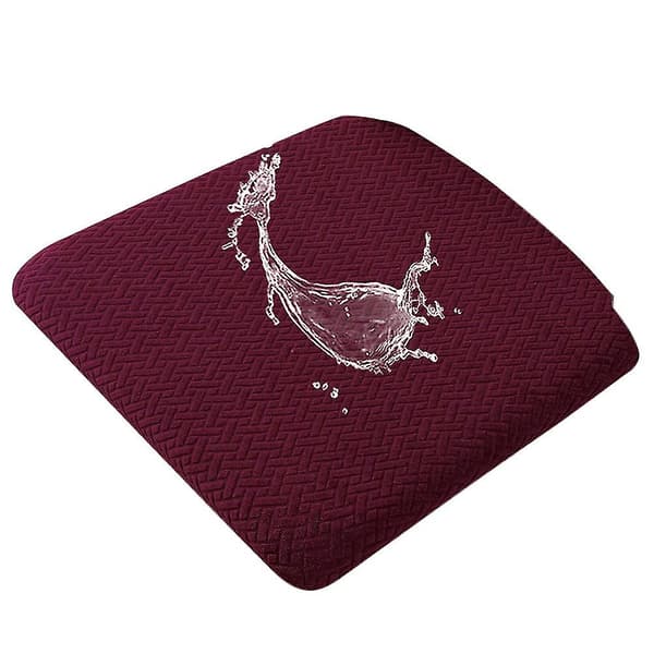 Vattentätt Stolsöverdrag T-formade Jacquard Tyger Matsalsstolar Sittdynor Skydd Stretch Stolar