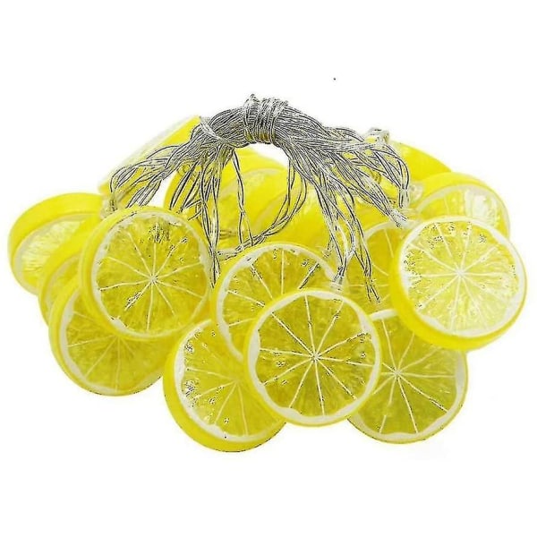 Frukt Citronskiva String Lights Led Blinkande String,9.8ft/20 Led